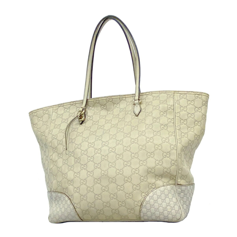 Gucci bag/tote bag, Guccissima 323671, leather, beige, women's.
